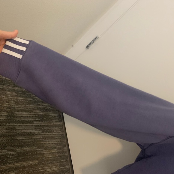 Purple ADIDAS coeezee Hoodie sweatshirt - Picture 4 of 6